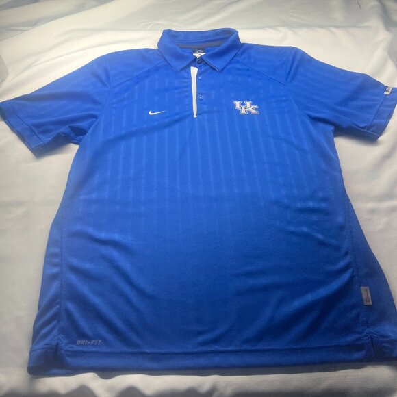 Nike Other - Nike Dry-Fit Men Kentucky Wildcats Polo (Size Large)